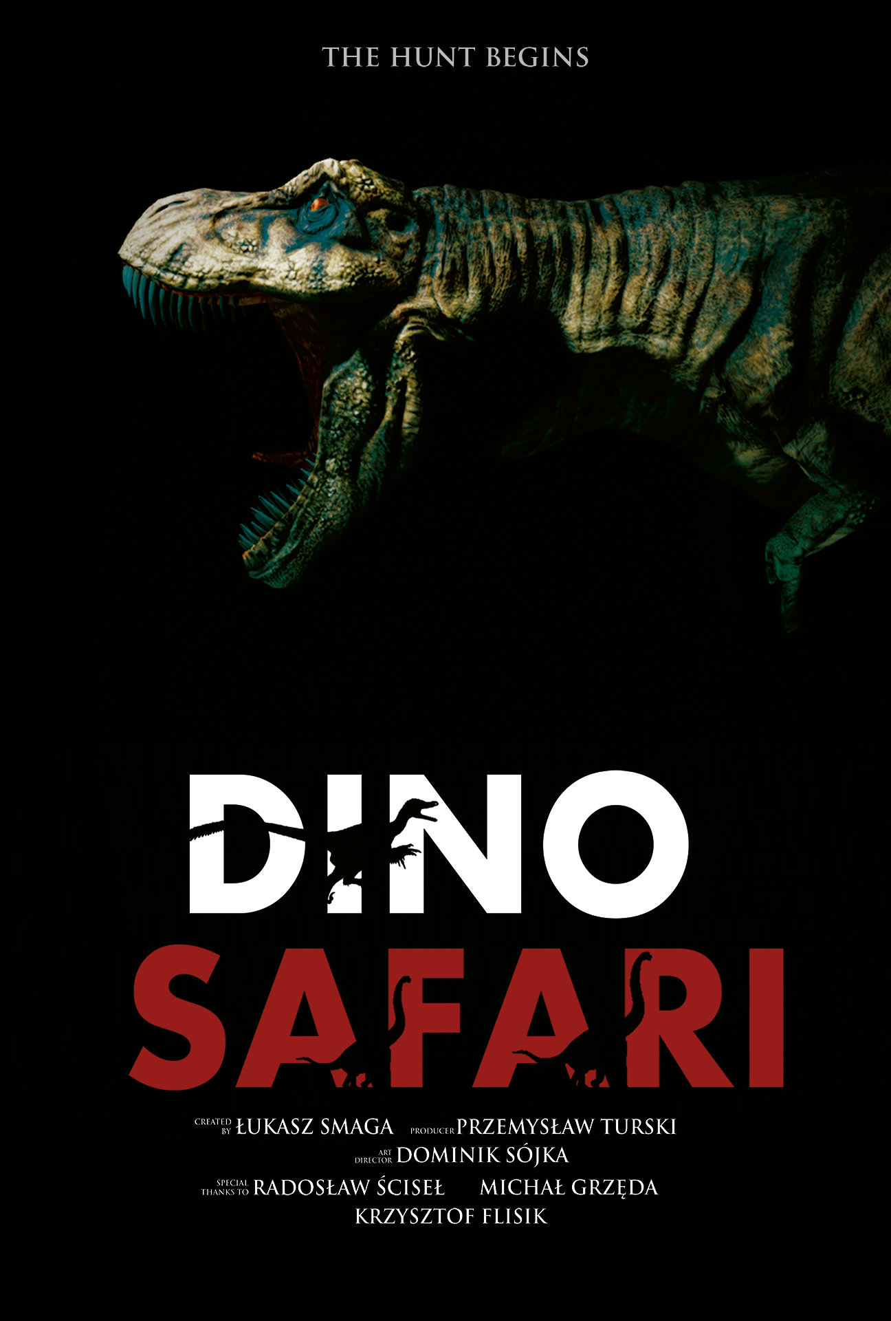 Dino Safari - poster - Split Light Studio